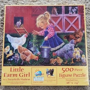 Little Farm Girl Jigsaw Puzzle - 500 Pieces